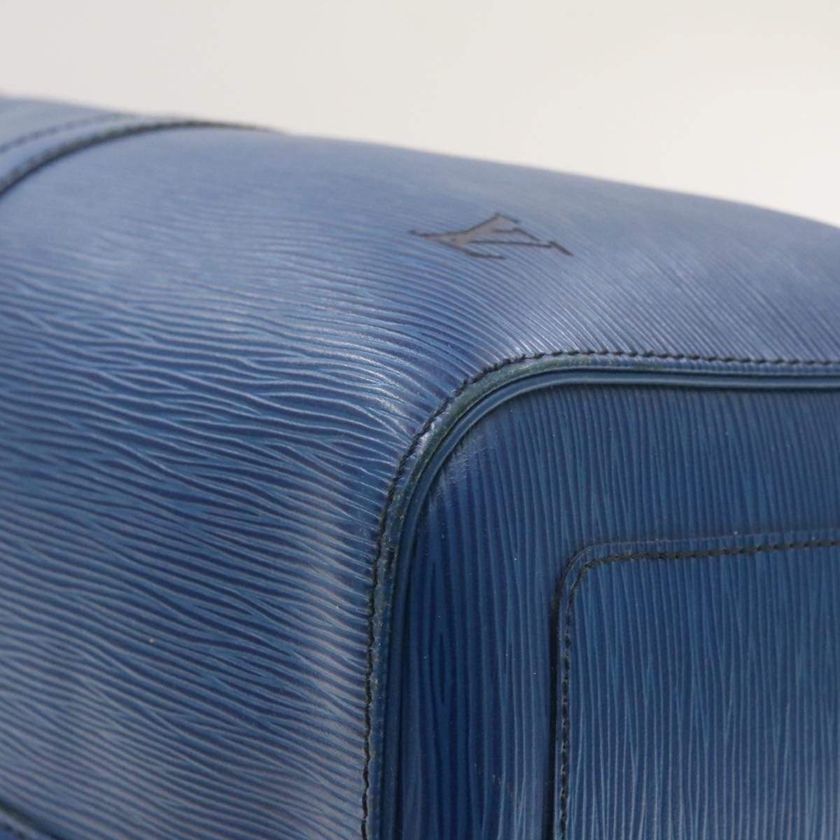 LOUIS VUITTON Epi Keepall 50 Boston Bag Blue VI0990 - Cap N Wrap