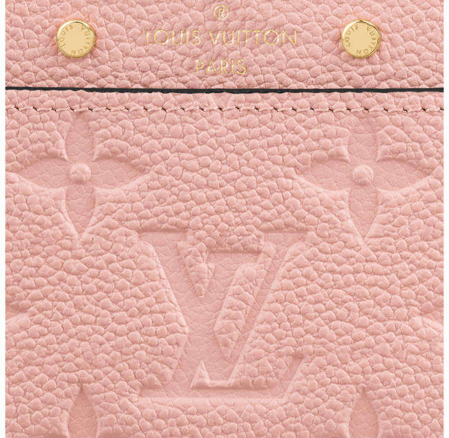 LV Cardholder Monogram Empreinte Rose Poudre