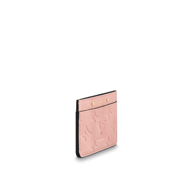 LV Cardholder Monogram Empreinte Rose Poudre