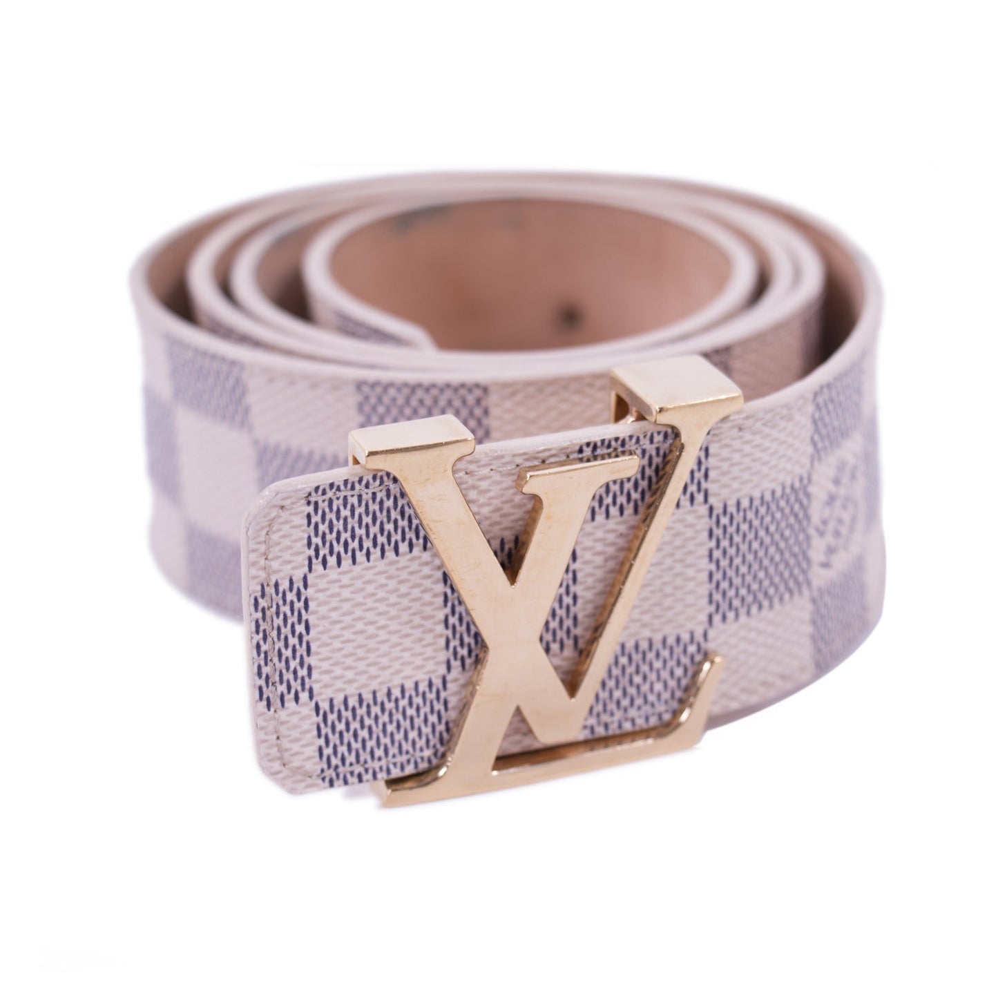 Louis Vuitton Damier Azur Initiales Belt