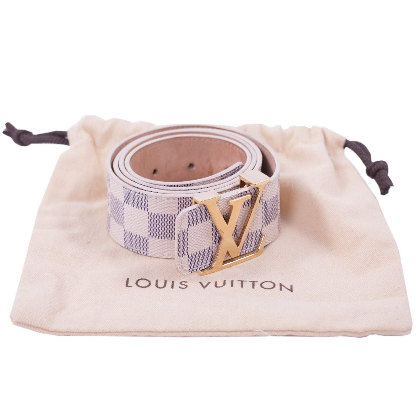 Louis Vuitton Damier Azur Initiales Belt