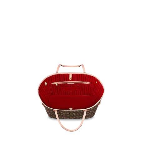 Louis Vuitton NEVERFULL MM Bag Cerise Red