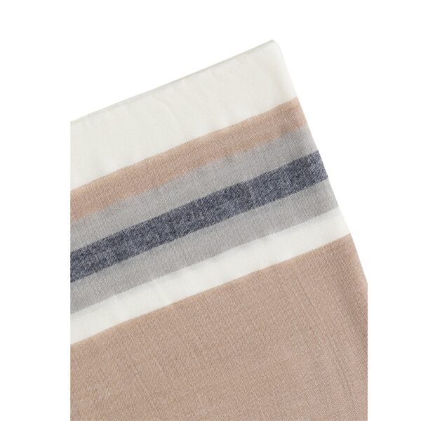 Luxily Blended Border Stripe Shawl - Image 3