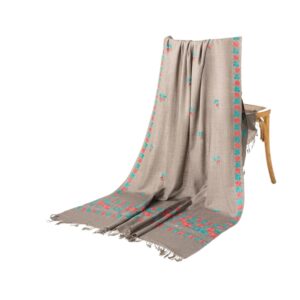 Luxily Blended Embroidered Shawl