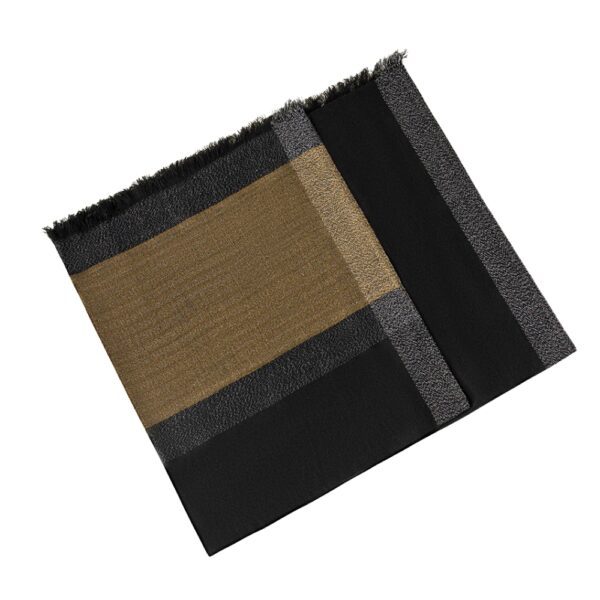 Luxily Blended Zari Border Shawl - Image 3