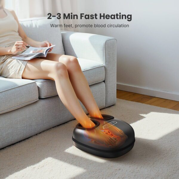Renpho Shiatsu Foot Massager with Heat for Tired Foot Blood Circulation up to size 11 - Image 5