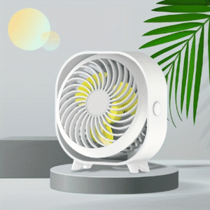 Random Color New Desktop Small Fan Rechargeable Desktop Fan Portable Office Student Dormitory Home Mini Fan Mute