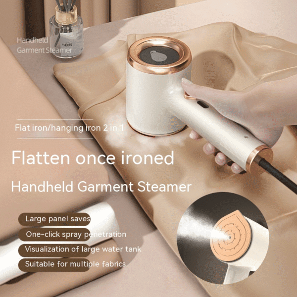 Mini Portable Handheld Garment Steamer Fabric Steam Iron For Clothes Travel Home Appliances Vertical US Plug Ironing Machine - Image 2