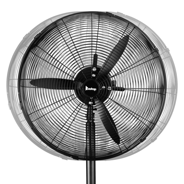 US MFJ-E50 Electric Fan, 20 Inches, Three-leaf Aluminum Fan, Industrial Floor Fan - Image 7