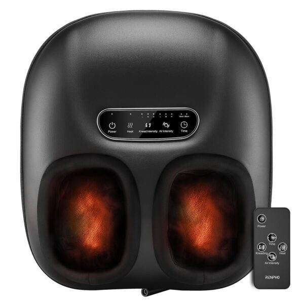 Renpho Shiatsu Foot Massager with Heat for Tired Foot Blood Circulation up to size 11