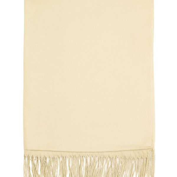 Luxily Khaki Dyed Woolen Shawl - Image 4