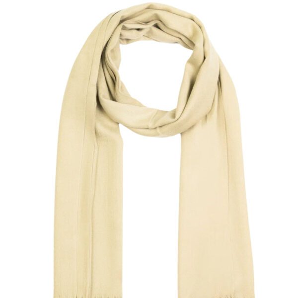 Luxily Khaki Dyed Woolen Shawl - Image 2