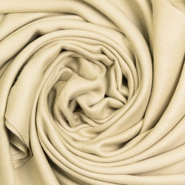 Luxily Khaki Dyed Woolen Shawl
