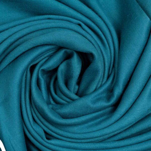 Luxily Teal Dyed Woolen Shawl - Image 3
