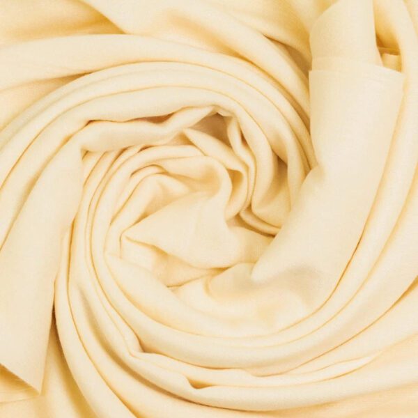 Luxily Off White Dyed Woolen Shawl - Image 3