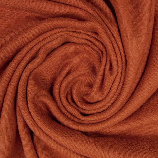 Luxily Brown Dyed Woolen Shawl - Image 4