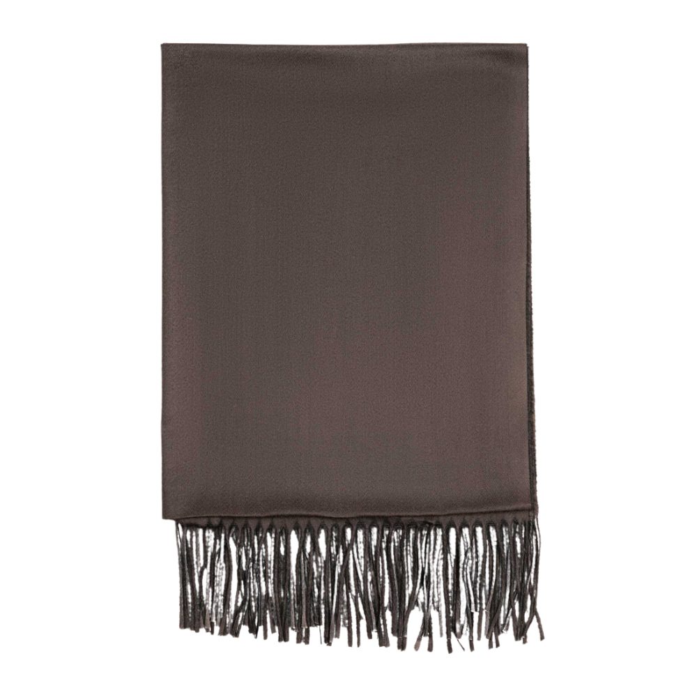 Luxily Chocolate Dyed Woolen Shawl - Image 4