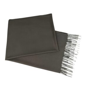 Luxily Beige Two Tone Woolen Shawl