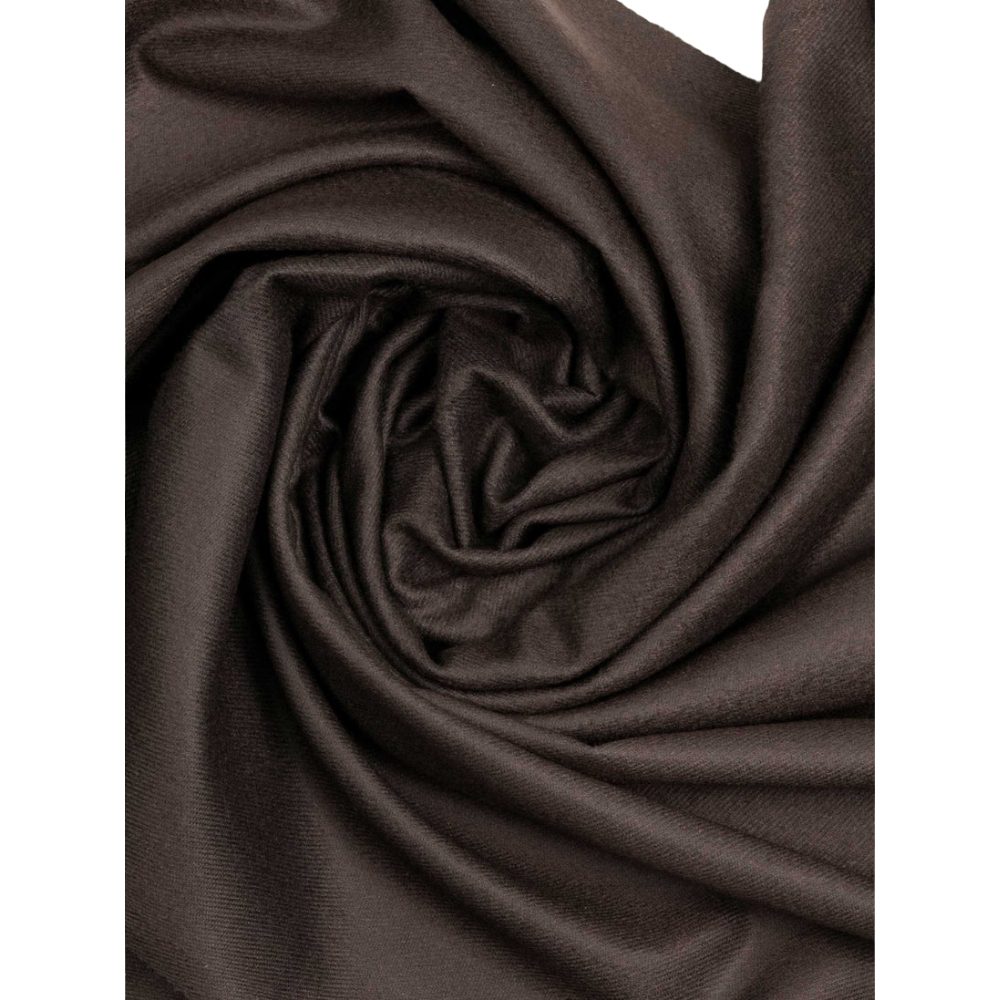 Luxily Chocolate Dyed Woolen Shawl - Image 3