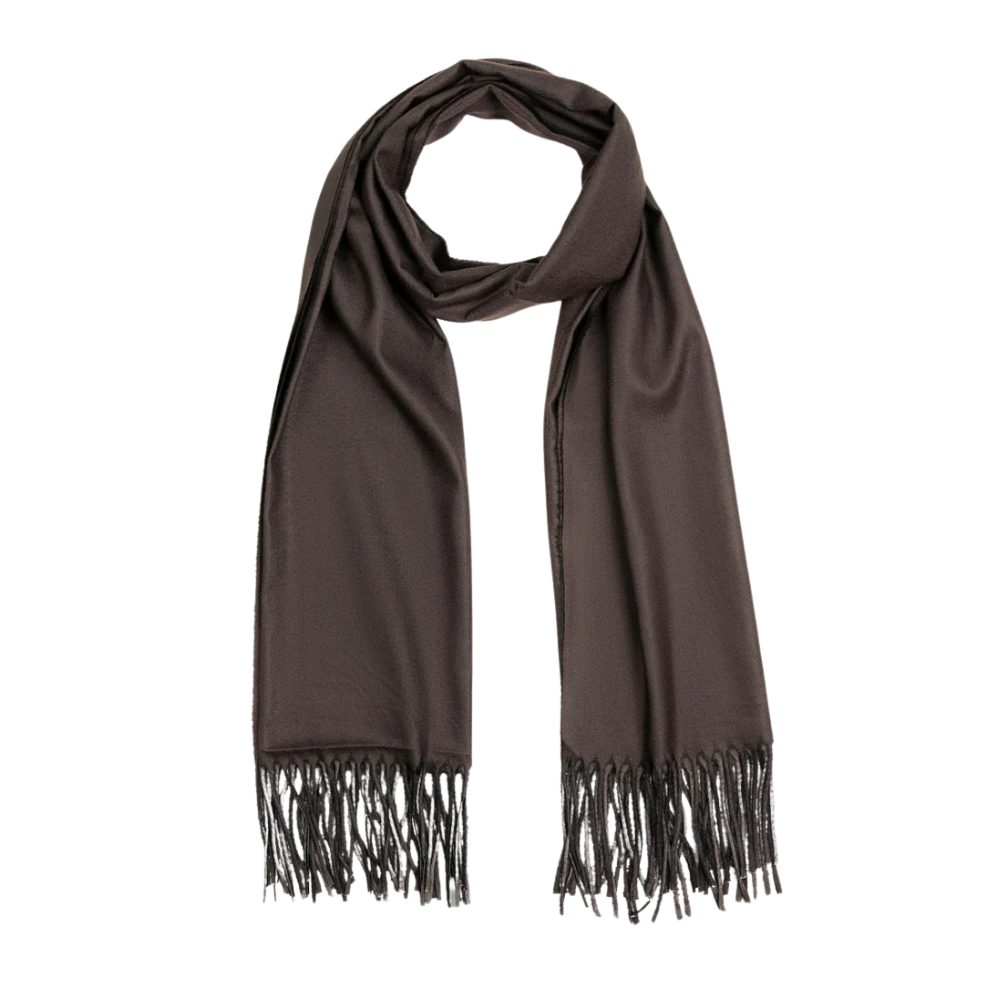 Luxily Chocolate Dyed Woolen Shawl
